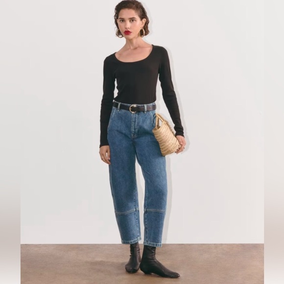 Everlane Barrel Leg Jeans 26R - Picture 5 of 5